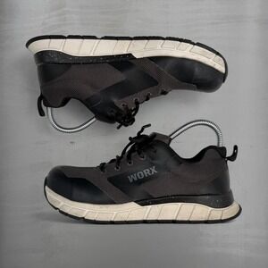 Worx Red Wing Safety Shoes Black Charcoal Work Steel Toe Sneakers‎ Women's 7.5W